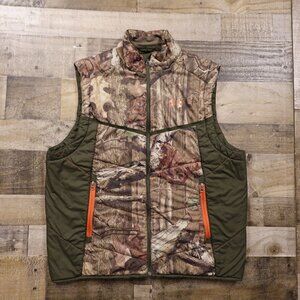 Under Armour Break-Up Infinity Camo Insulated Vest Men’s XL Green Hunting
